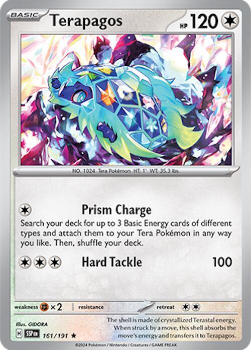 Terapagos 161/191 Holofoil SV08: Surging Sparks