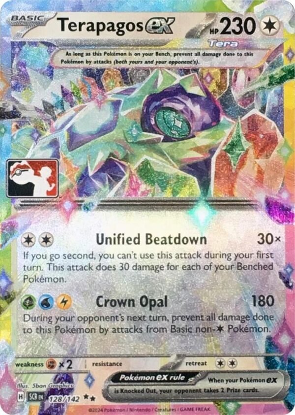 Terapagos ex 128/142 (Series 7) Holofoil Prize Pack Series Cards