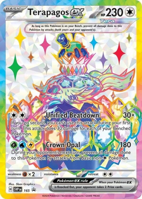Terapagos ex 165 Holofoil SV: Scarlet & Violet Promo Cards Terapagos ex 165 Holofoil SV: Scarlet & Violet Promo Cards