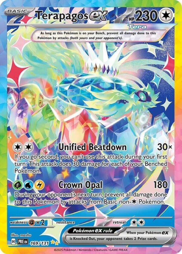 Terapagos ex 169/131 Holofoil SV: Prismatic Evolutions