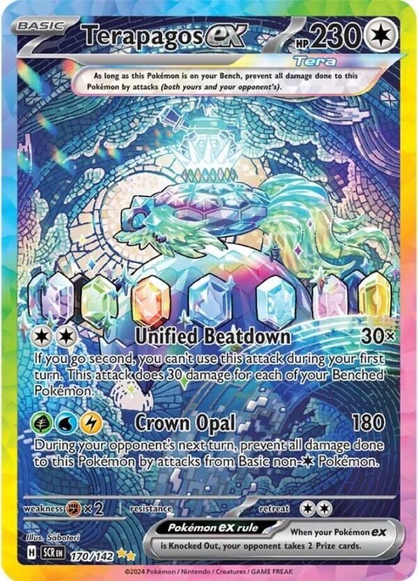 Terapagos ex 170/142 Holofoil SV07: Stellar Crown Terapagos ex 170/142 Holofoil SV07: Stellar Crown