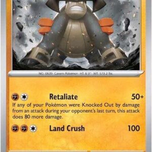 Terrakion 054/086 Holofoil SV: White Flare