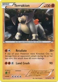 Terrakion | 73/101 (Cosmos Holo) | 073/101 | Holofoil | Blister Exclusives