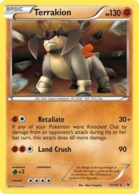 Terrakion | 73/101 | Reverse Holofoil | Noble Victories