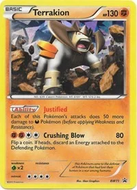 Terrakion | BW71 | Holofoil | Black and White Promos