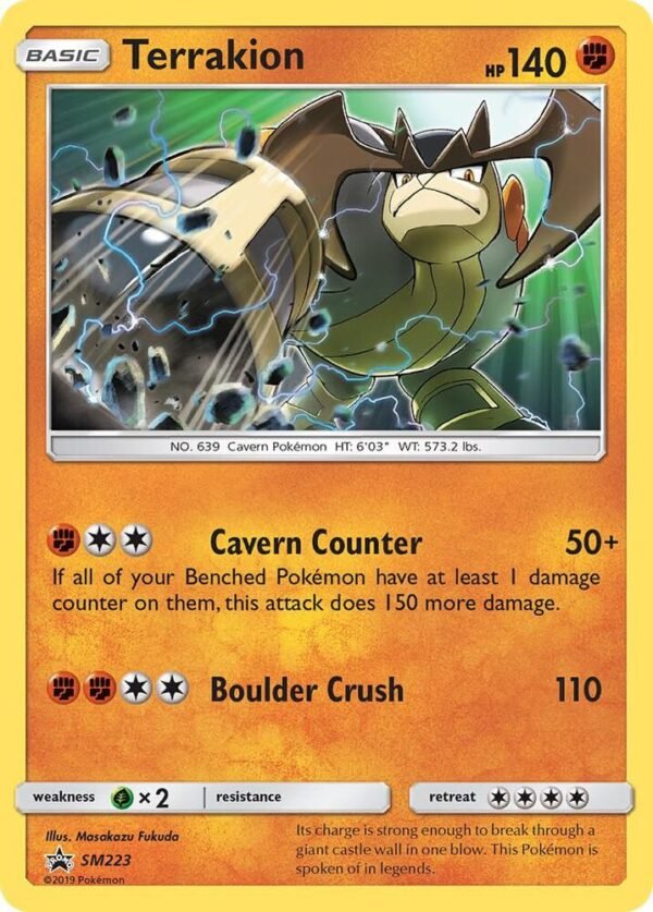 Terrakion SM223 Holofoil SM Promos