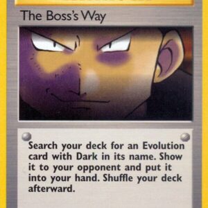 The Boss’s Way 73/82 Unlimited Team Rocket The Boss’s Way 73/82 Unlimited Team Rocket