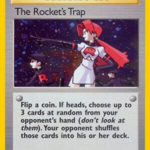 The Rocket’s Trap 019/132 1st Edition Holofoil Gym Heroes