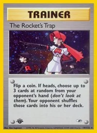 The Rocket's Trap | 019/132 | Unlimited Holofoil | Gym Heroes
