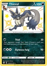 Thievul | SV082/SV122 | Holofoil | Shining Fates: Shiny Vault