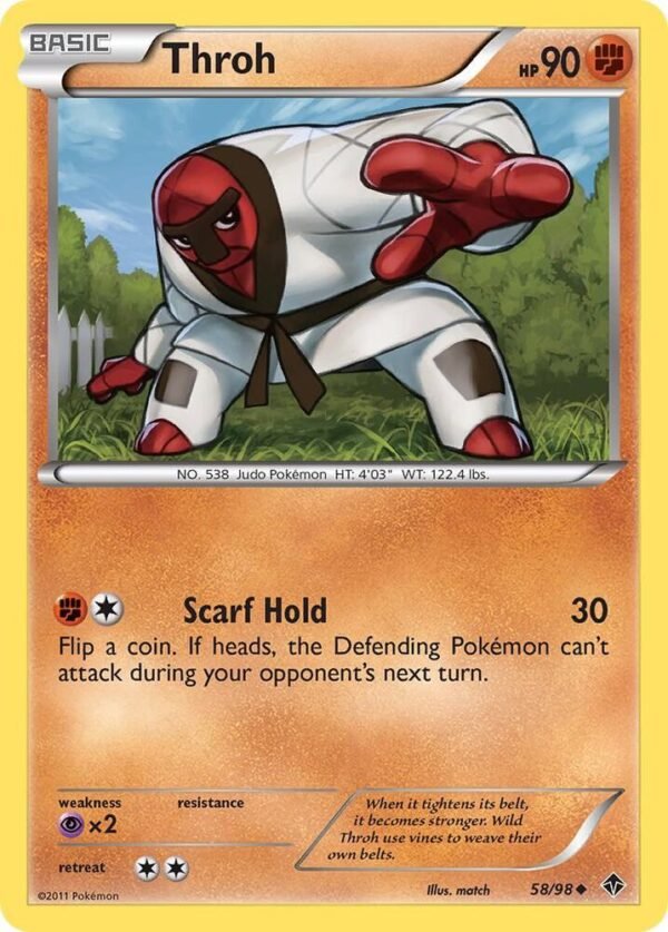Throh 58/98 Reverse Holofoil Emerging Powers Throh 58/98 Reverse Holofoil Emerging Powers