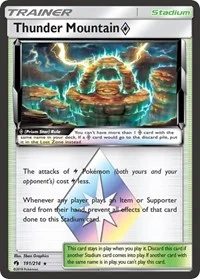 Thunder Mountain Prism Star | 191/214 | Holofoil | SM - Lost Thunder