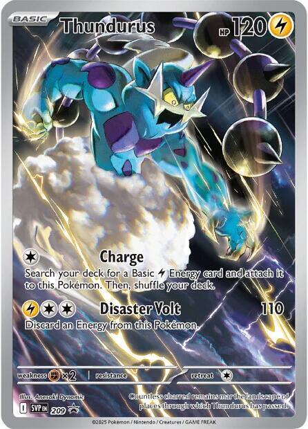 Thundurus 209 Holofoil SV: Scarlet & Violet Promo Cards Thundurus 209 Holofoil SV: Scarlet & Violet Promo Cards