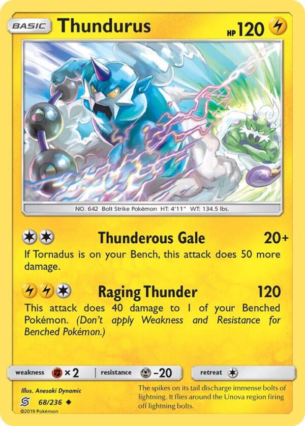 Thundurus 68/236 Normal SM – Unified Minds