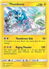 Thundurus | 68/236 | Reverse Holofoil | SM - Unified Minds