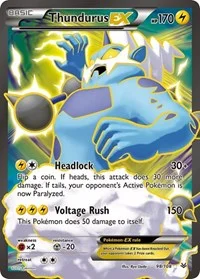 Thundurus EX (98 Full Art) | 98/108 | Holofoil | XY - Roaring Skies