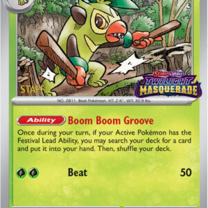 Thwackey 115 (Prerelease) [Staff] Holofoil SV: Scarlet & Violet Promo Cards