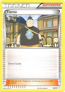 Tierno (20 Pikachu Libre Deck) 20/30 Normal XY Trainer Kit: Pikachu Libre & Suicune