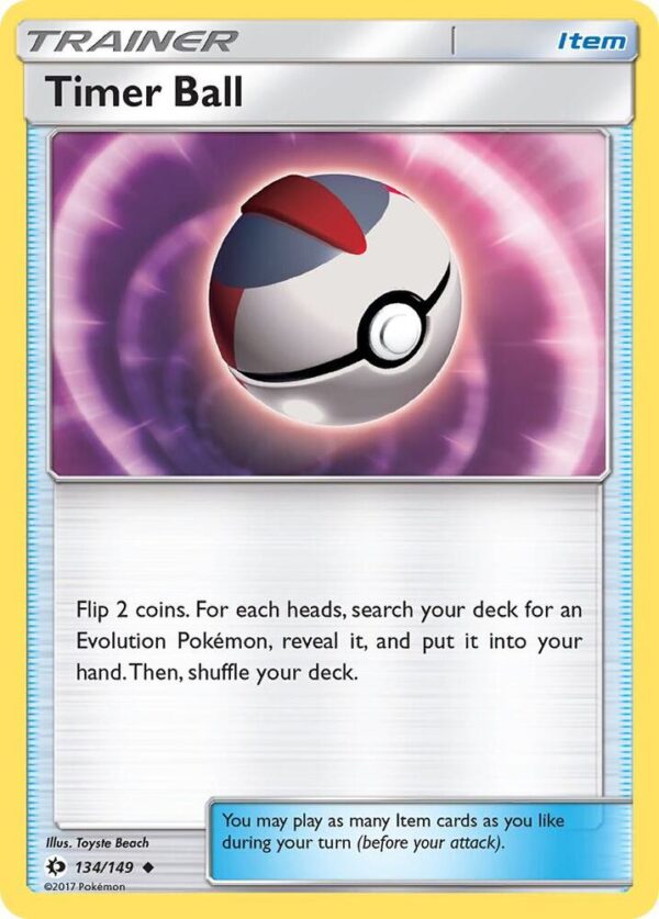 Timer Ball 134/149 Normal SM Base Set
