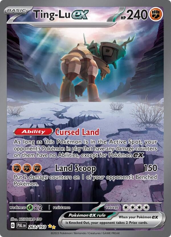 Ting-Lu ex 263/193 Holofoil SV02: Paldea Evolved
