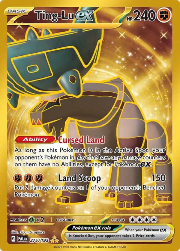 Ting-Lu ex 275/193 Holofoil SV02: Paldea Evolved Ting-Lu ex 275/193 Holofoil SV02: Paldea Evolved