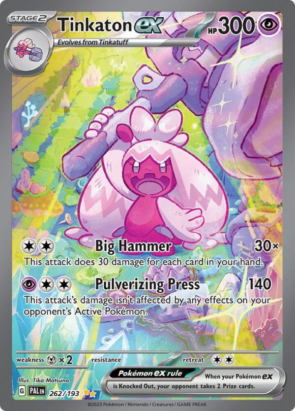 Tinkaton ex 262/193 Holofoil SV02: Paldea Evolved