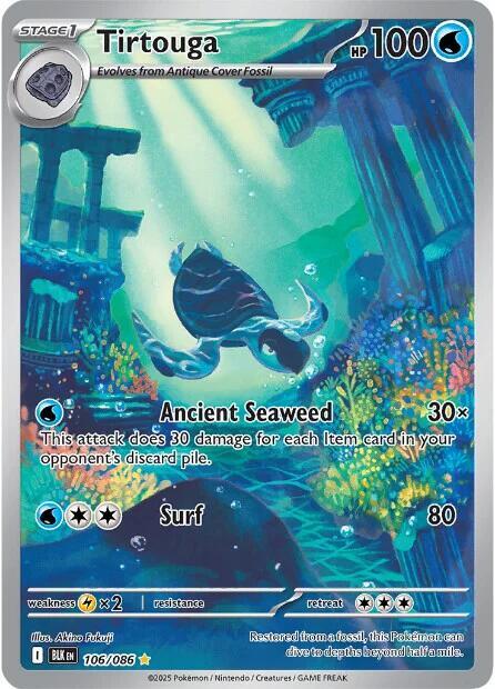 Tirtouga 106/086 Holofoil SV: Black Bolt Tirtouga 106/086 Holofoil SV: Black Bolt
