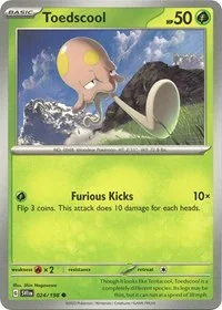 Toedscool | 024/198 | Reverse Holofoil | SV01: Scarlet & Violet Base Set