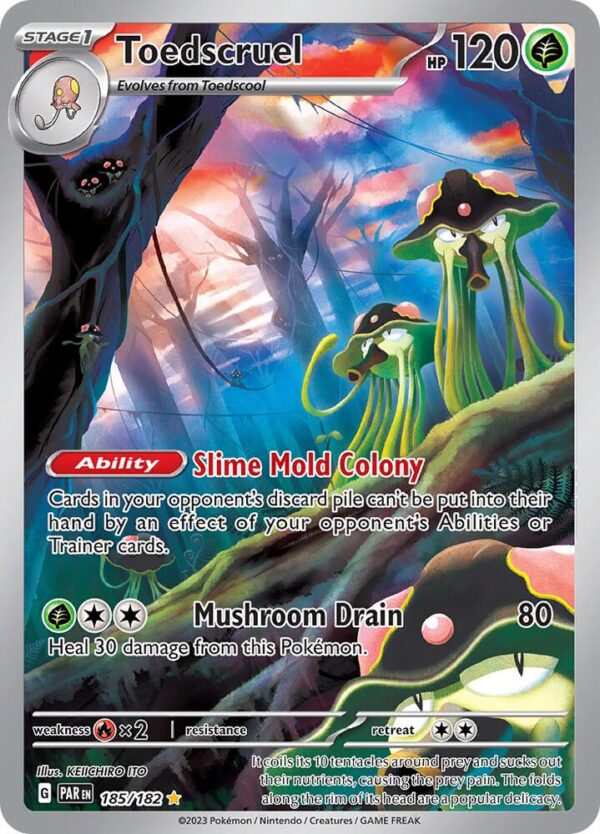 Toedscruel 185/182 Holofoil SV04: Paradox Rift