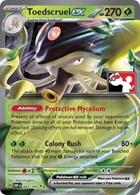 Toedscruel ex | 022/197 | Holofoil | Prize Pack Series Cards