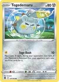 Togedemaru | 127/195 | Reverse Holofoil | SWSH12: Silver Tempest