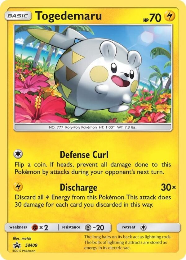 Togedemaru SM09 Holofoil SM Promos Togedemaru SM09 Holofoil SM Promos