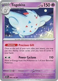 Togekiss | 085/197 | Reverse Holofoil | SV03: Obsidian Flames