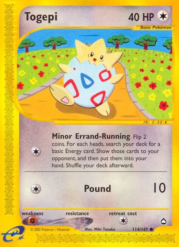 Togepi 114/147 Normal Aquapolis