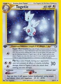Togetic | 016/111 | Unlimited Holofoil | Neo Genesis Togetic | 016/111 | Unlimited Holofoil | Neo Genesis