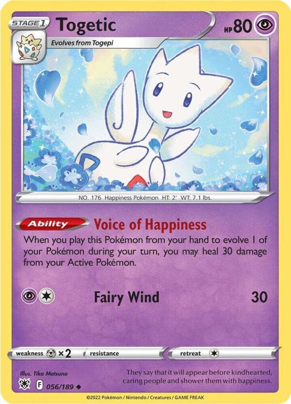 Togetic 056/189 Normal SWSH10: Astral Radiance