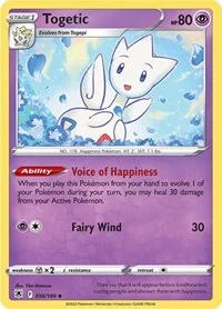 Togetic | 056/189 | Reverse Holofoil | SWSH10: Astral Radiance