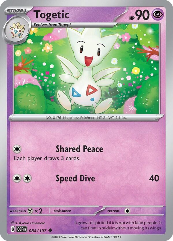 Togetic 084/197 Normal SV03: Obsidian Flames