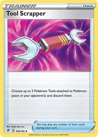 Tool Scrapper | 168/192 | Reverse Holofoil | SWSH02: Rebel Clash