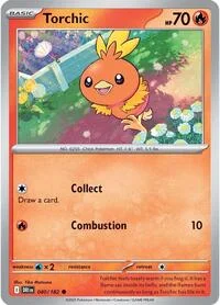 Torchic | 040/182 | Reverse Holofoil | SV10: Destined Rivals