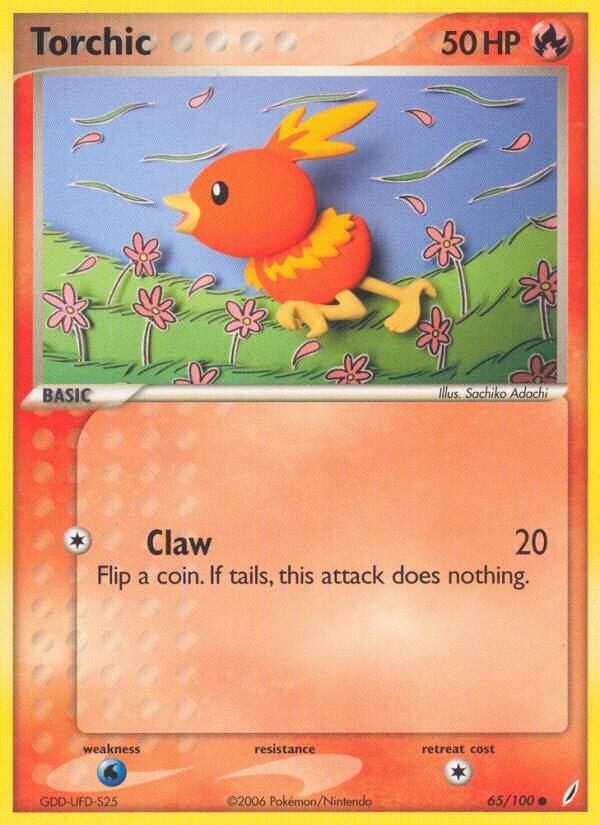 Torchic 065/100 Normal Crystal Guardians