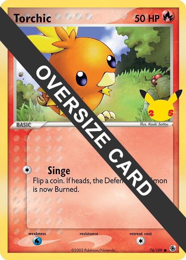 Torchic 074/109 Normal First Partner Pack Torchic 074/109 Normal First Partner Pack