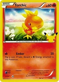 Torchic | 11/25 | 011/025 | Holofoil | McDonald's 25th Anniversary Promos