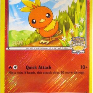 Torchic 12/111 (City Championships) [Staff] 012/111 Reverse Holofoil League & Championship Cards