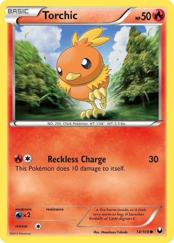 Torchic (14) 14/108 Reverse Holofoil Dark Explorers Torchic (14) 14/108 Reverse Holofoil Dark Explorers