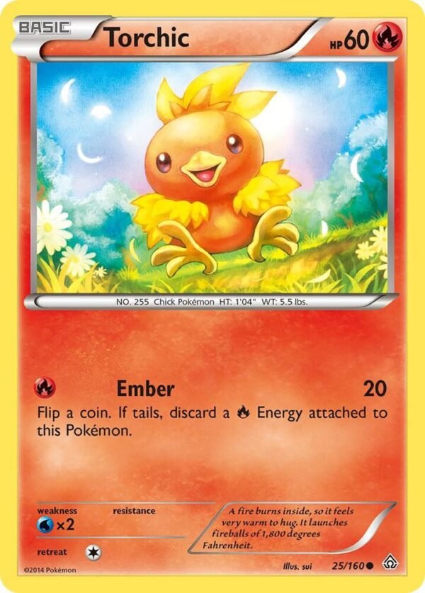 Torchic 25/160 Reverse Holofoil XY – Primal Clash