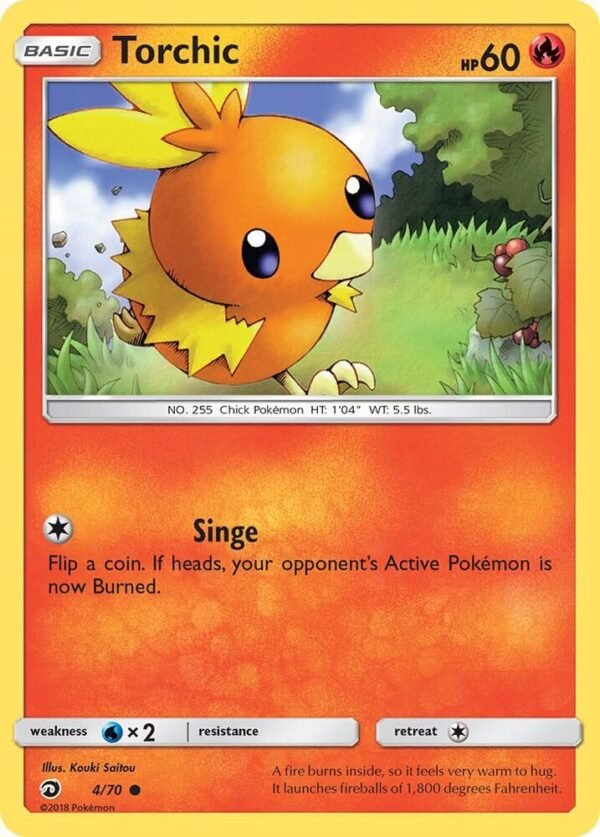 Torchic 4/70 Reverse Holofoil Dragon Majesty Torchic 4/70 Reverse Holofoil Dragon Majesty