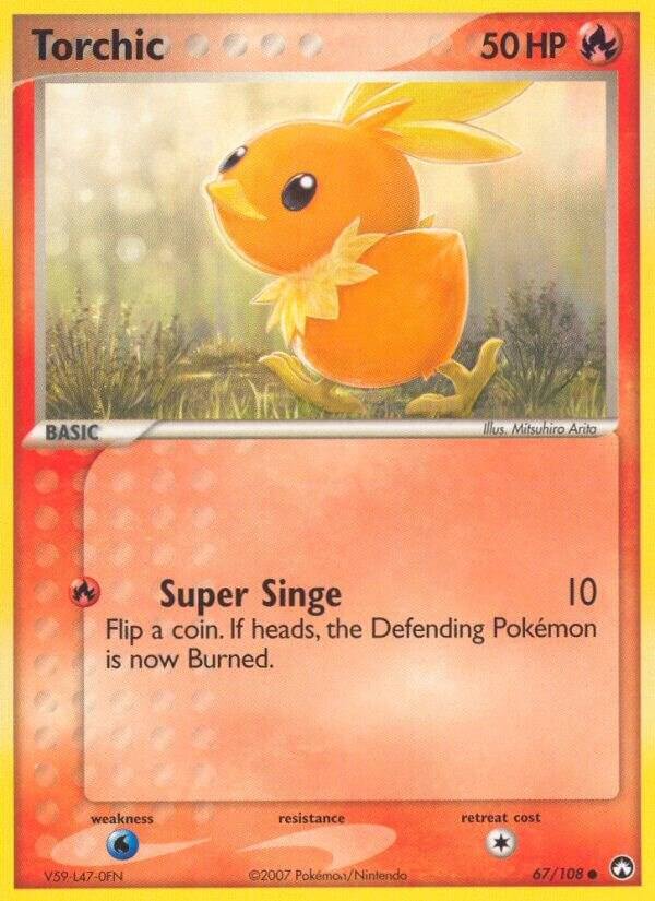 Torchic 67/108 Reverse Holofoil Power Keepers Torchic 67/108 Reverse Holofoil Power Keepers