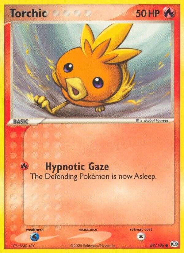 Torchic 69/106 Reverse Holofoil Emerald