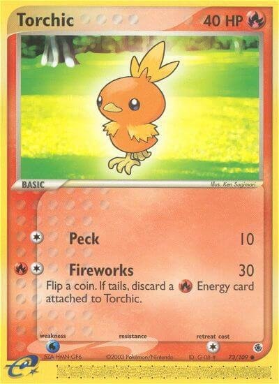 Torchic 73/109 Normal Ruby and Sapphire Torchic 73/109 Normal Ruby and Sapphire